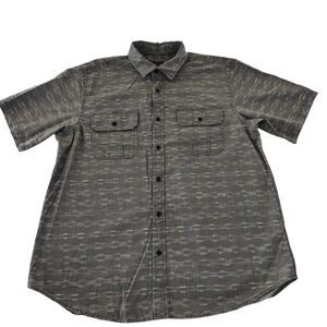 Northwest Territory Gray Button Down Shirt Men's XL